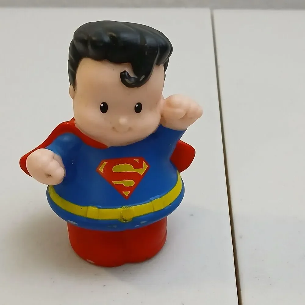 Fisher Price DC Superfriends Little People Set of 5 Superhero Figurine Toys 2.5